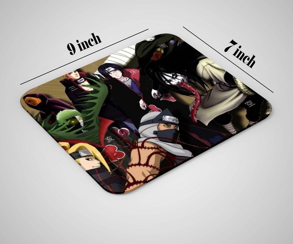 Akatsuki Members Printed Mouse Pad (MP-012)