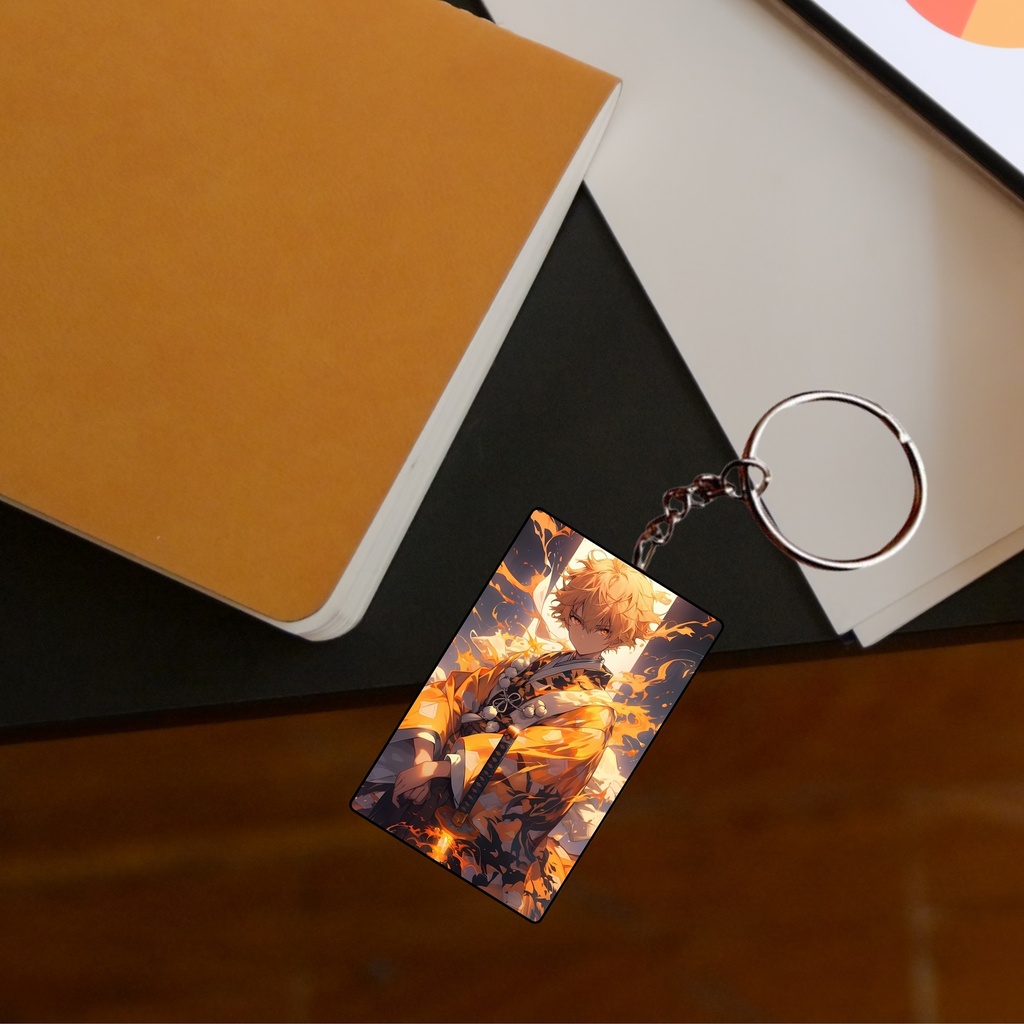 Zenitsu Printed Keychain (Pack of 4) KC-001