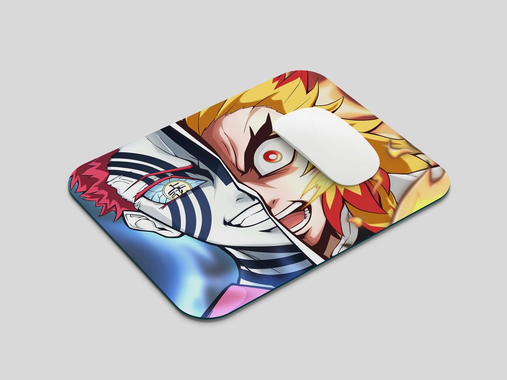 Rengoku & Akaza Printed Mouse Pad (MP-018)
