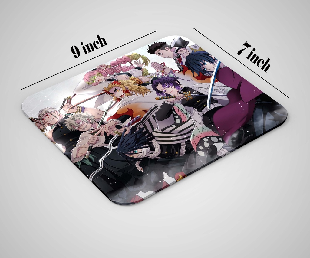 Demon Slayer Kimetsu Team Printed Mouse Pad (MP-020)