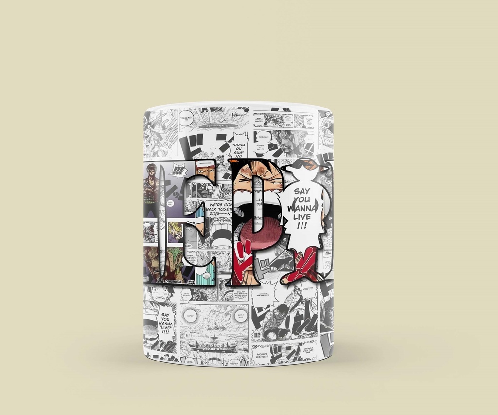 One Piece Manga Printed Coffee Mug 340Ml (MG-055) 