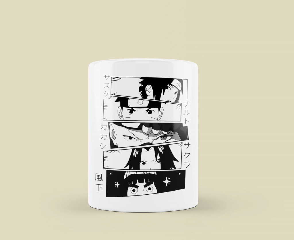 Naruto Collage Printed Coffee Mug 340Ml (MG-049) 
