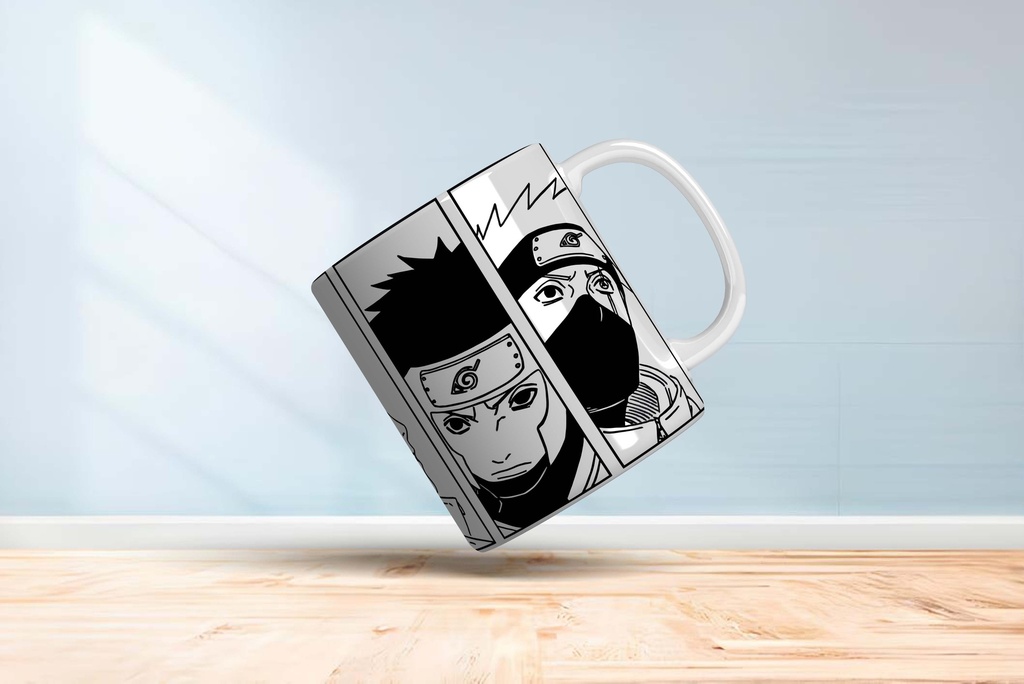 Naruto Hinata Kakashi Printed Coffee Mug 340Ml (MG-048) 