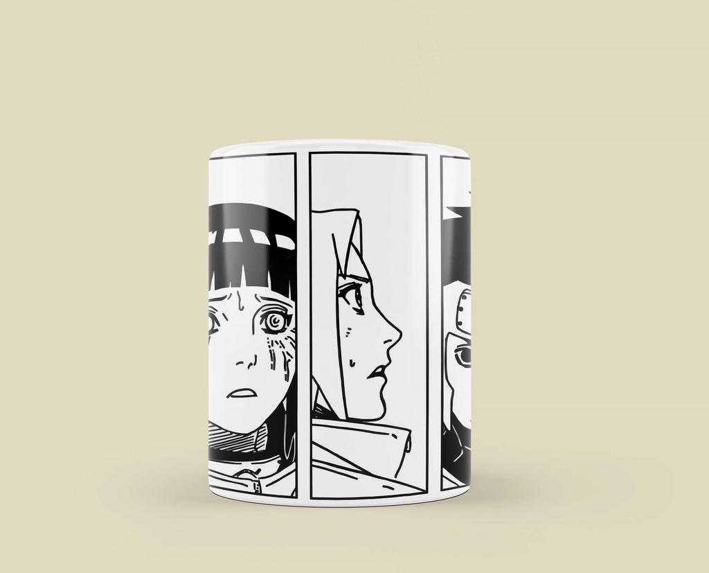 Naruto Hinata Kakashi Printed Coffee Mug 340Ml (MG-048) 