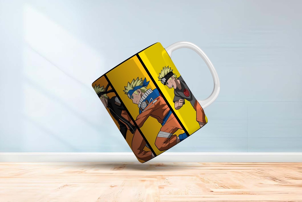 Naruto Growing Up By Titan Printed Coffee Mug 340Ml (MG-047) 