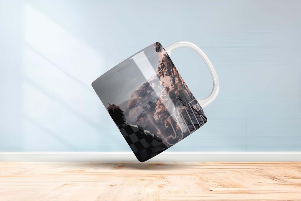 Demon Slayer Tanjiro Kamado Printed Coffee Mug 340Ml (MG-064) 