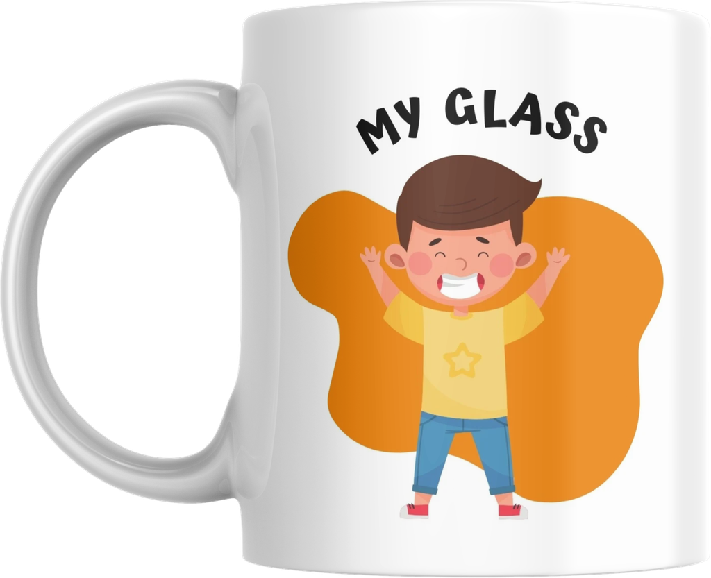 Dabbing Dog With Boy Printed Coffee Mug 340Ml (MG-079)