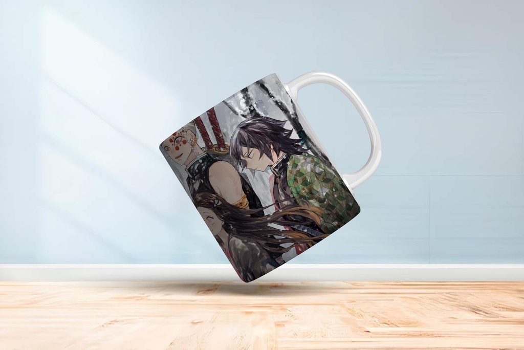 Demon Slayer Team Printed Coffee Mug 340Ml (MG-019) 