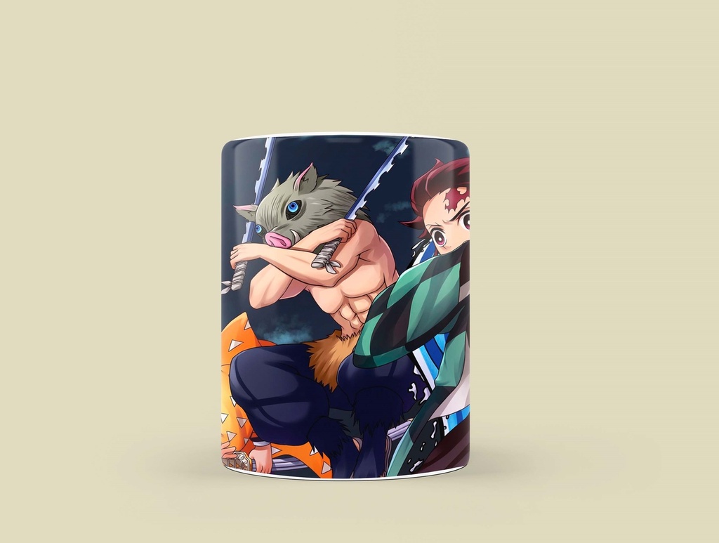 Demon Slayer Team Printed Coffee Mug 340Ml (MG-022) 