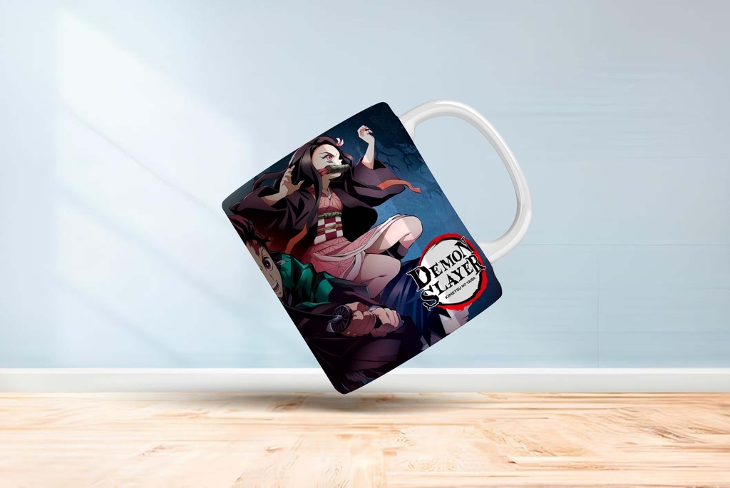 Demon Slayer Team Printed Coffee Mug 340Ml (MG-024) 