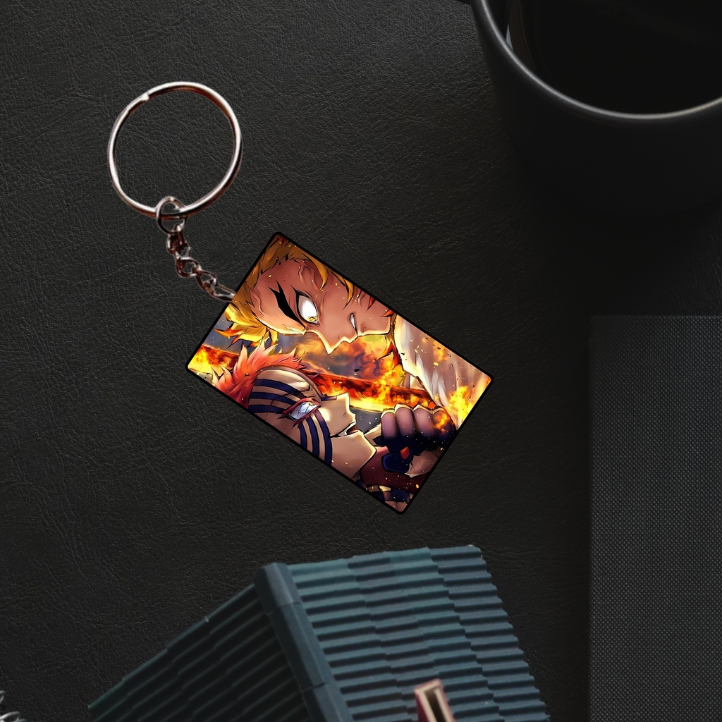 Akaza & Rengoku Printed Keychain (Pack of 4) KC-005