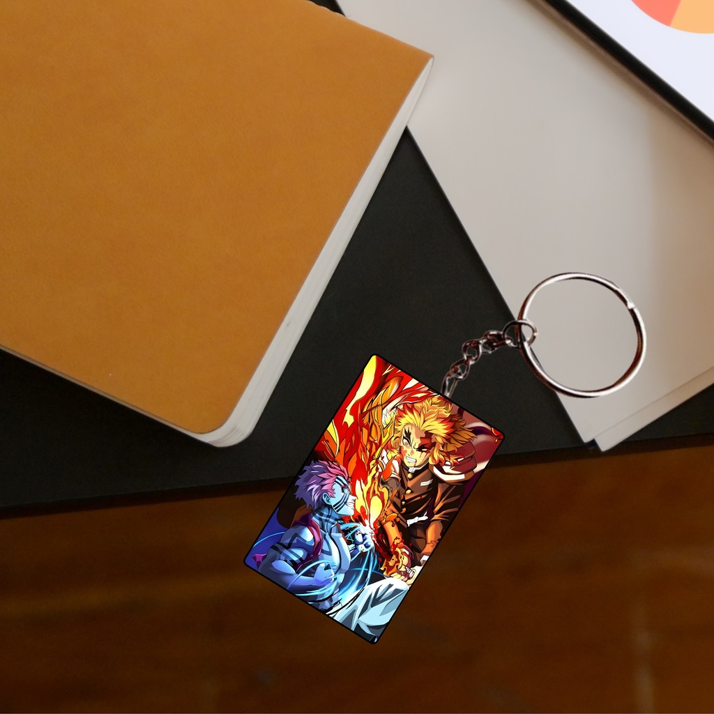 Akaza & Rengoku Printed Keychain (Pack of 4) KC-005