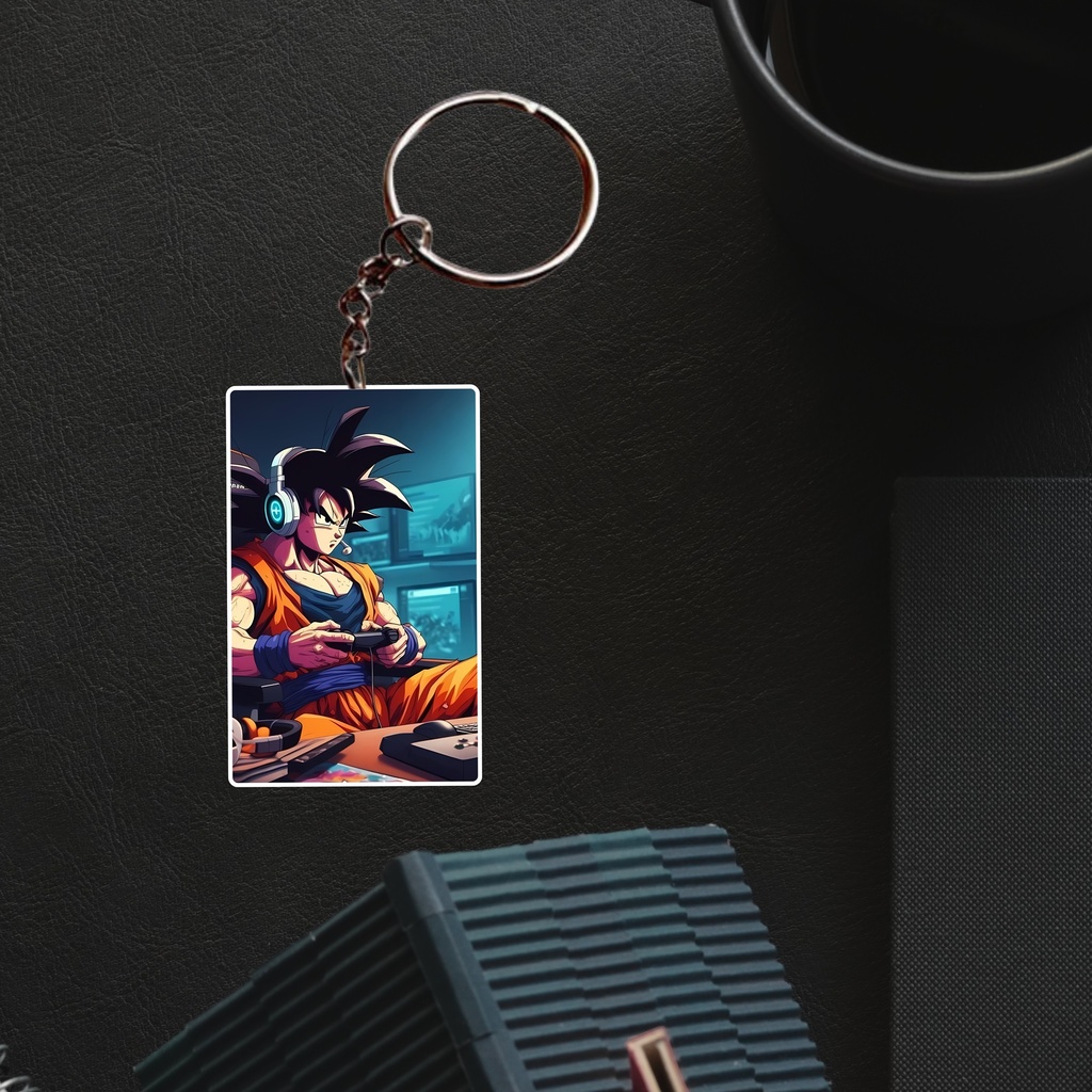 Goku Printed Keychain (Pack of 4) KC-008
