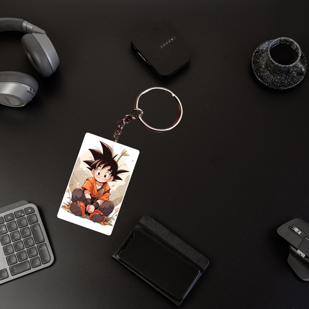 Goku Printed Keychain (Pack of 4) KC-008