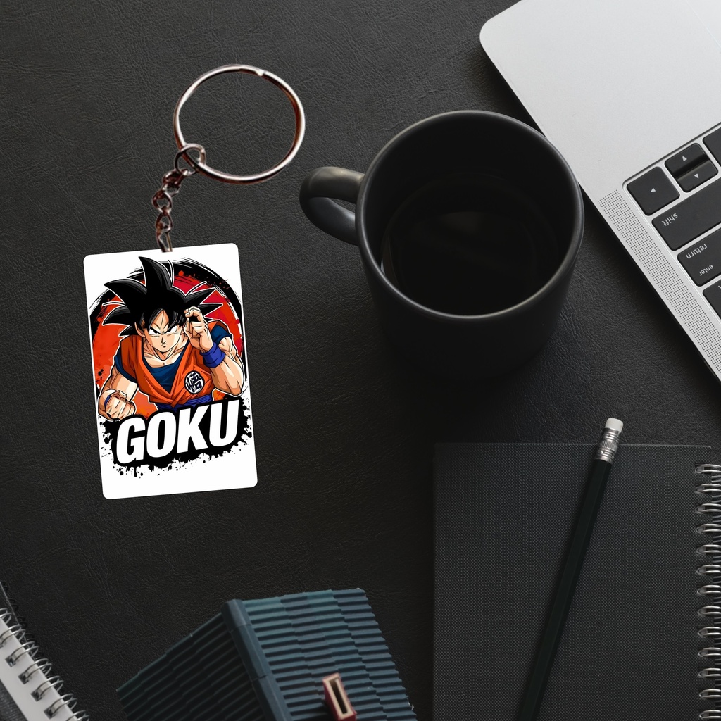 Goku Printed Keychain (Pack of 4) KC-008