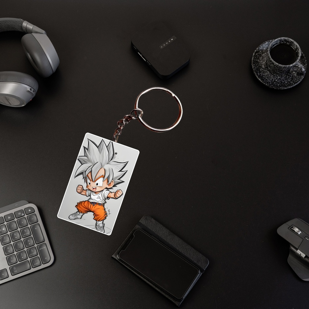 Son Goku Printed Keychain (Pack of 4) KC-009