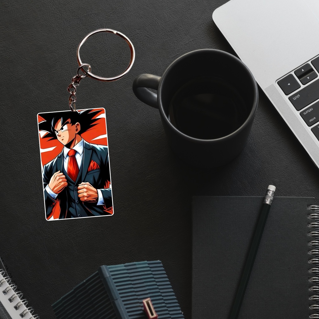 Son Goku Printed Keychain (Pack of 4) KC-009