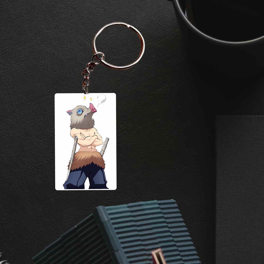 Inosuke Printed Keychain (Pack of 4) KC-010
