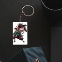Nezuka, Muzan & Tanjiro Printed Keychain (Pack of 4) KC-014