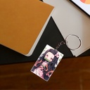 Nezuka, Muzan & Tanjiro Printed Keychain (Pack of 4) KC-014