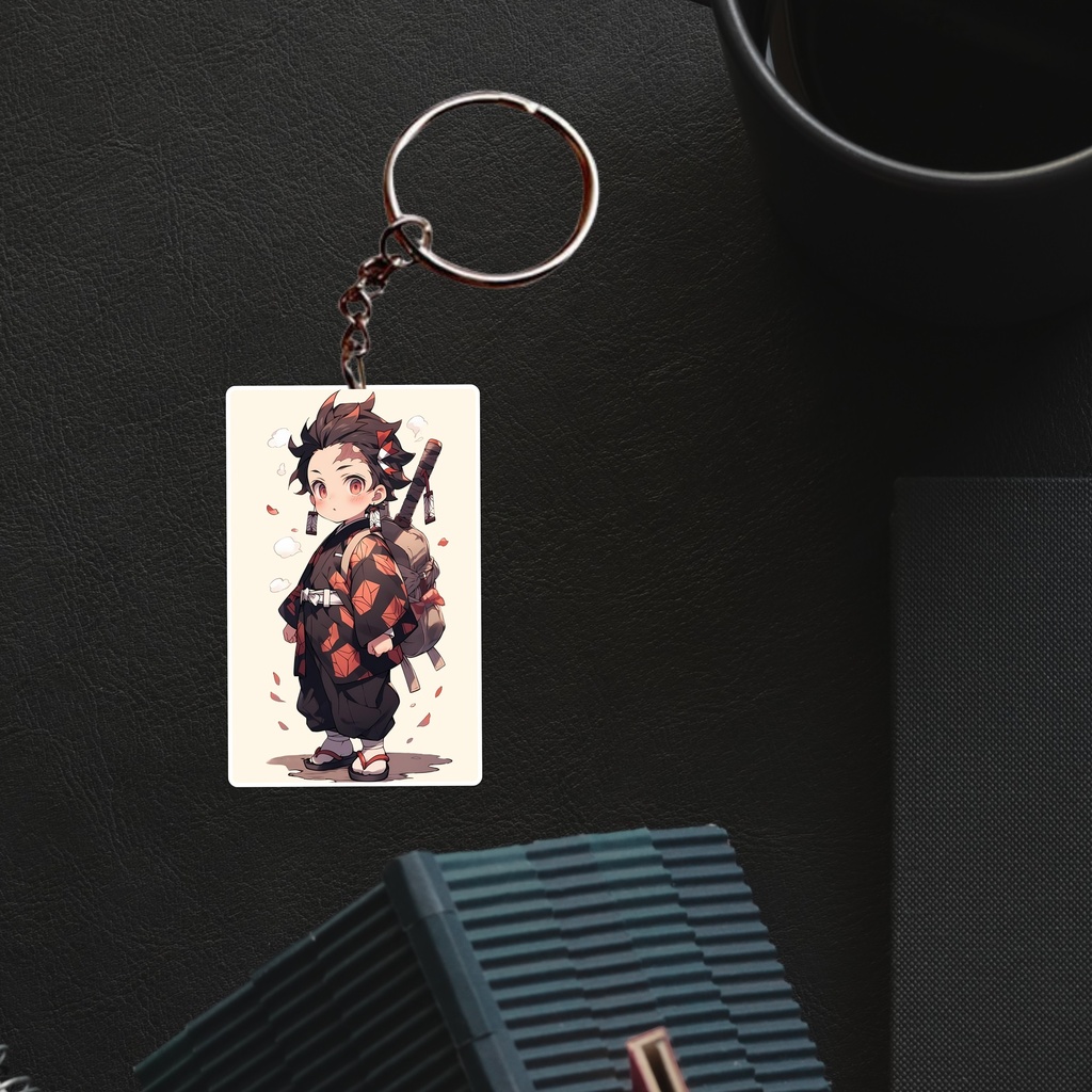 Tanjiro Printed Keychain (Pack of 4) KC-015