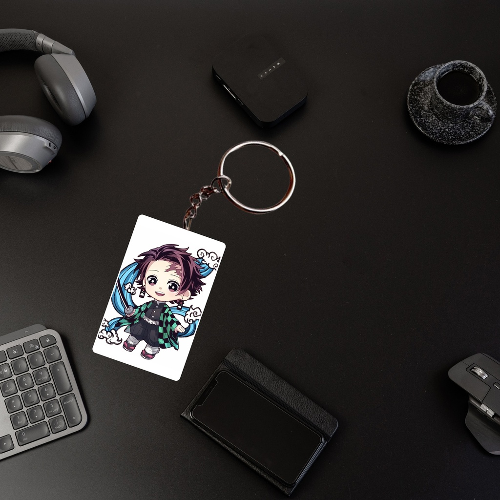 Tanjiro Printed Keychain (Pack of 4) KC-015
