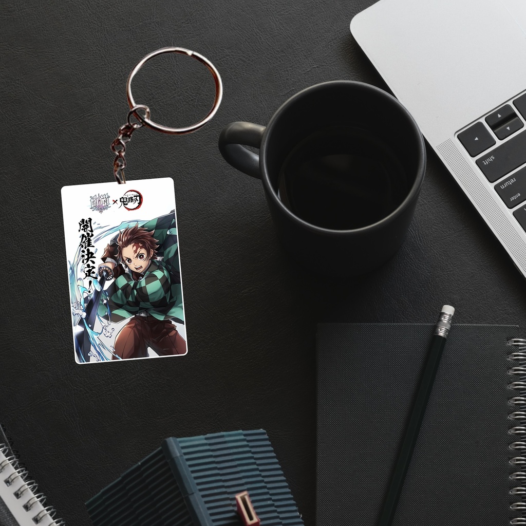 Tanjiro Printed Keychain (Pack of 4) KC-015