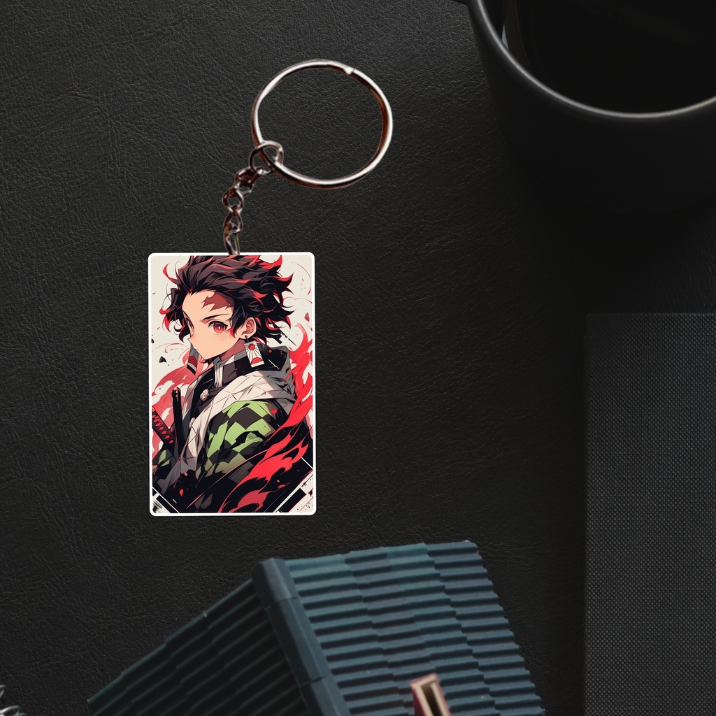 Tanjiro Printed Keychain (Pack of 4) KC-016