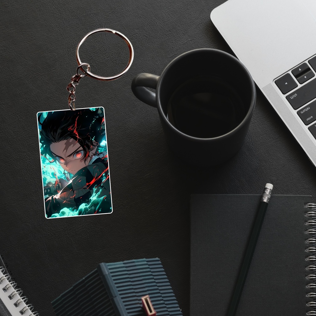 Tanjiro Printed Keychain (Pack of 4) KC-017