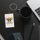 One Piece Boat & Logo Printed Keychain (Pack of 4) KC-022