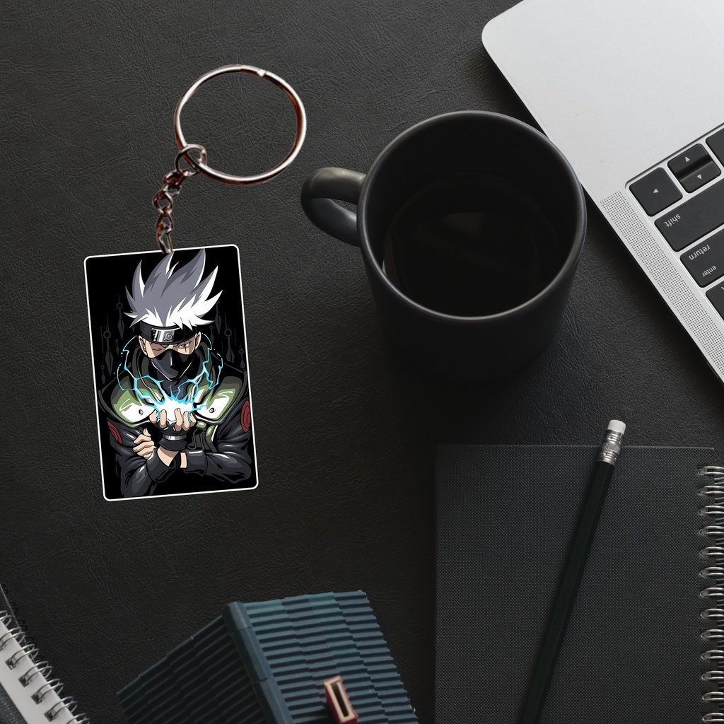 Uchiha Kakashi Printed Keychain (Pack of 4) KC-026