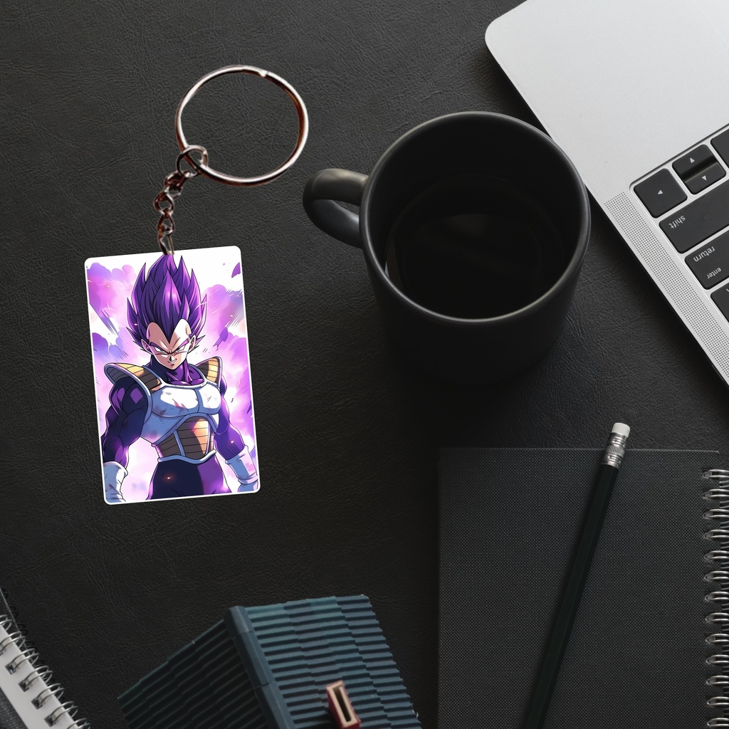 Vegeta Printed Keychain (Pack of 4) KC-029