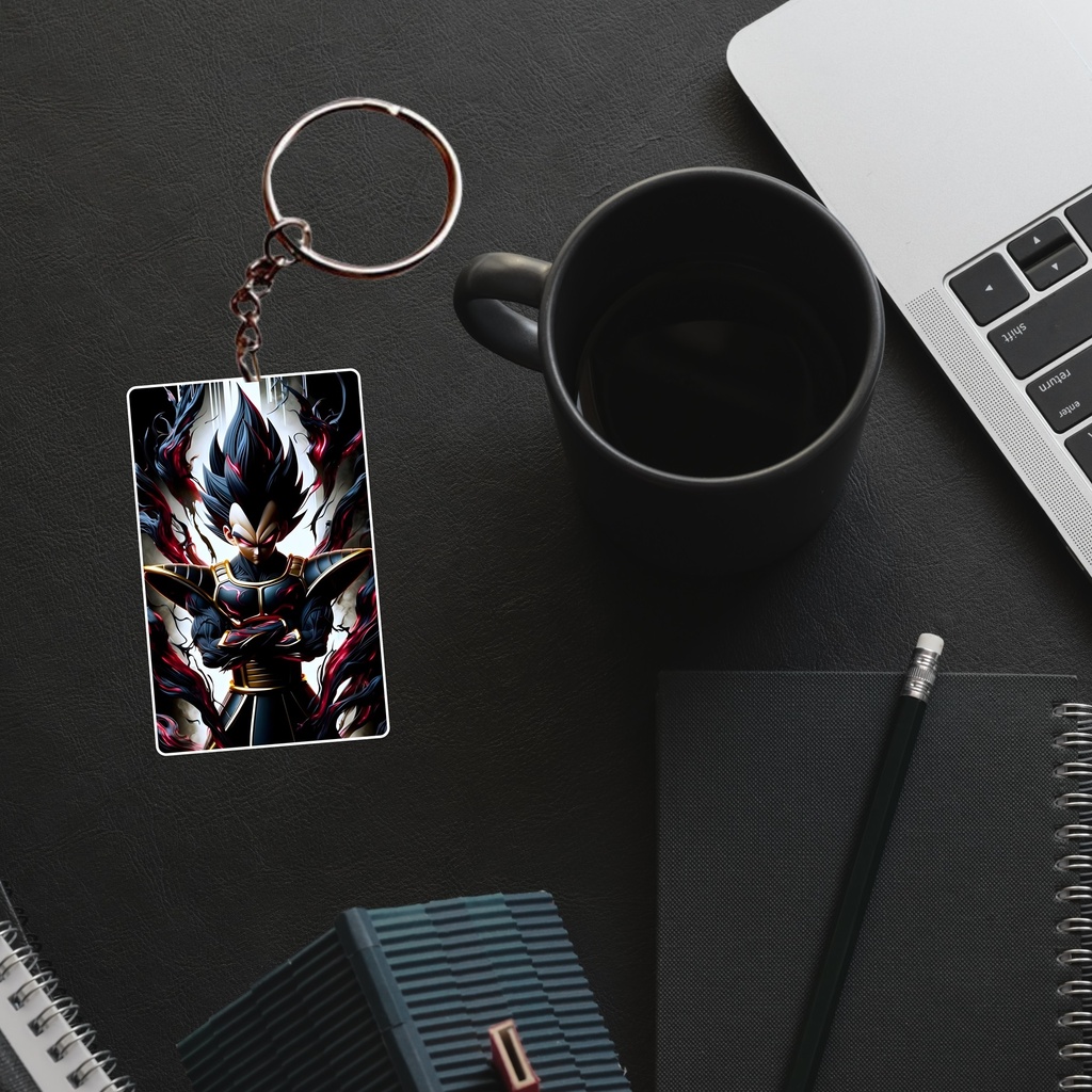 Vegeta Printed Keychain (Pack of 4) KC-030