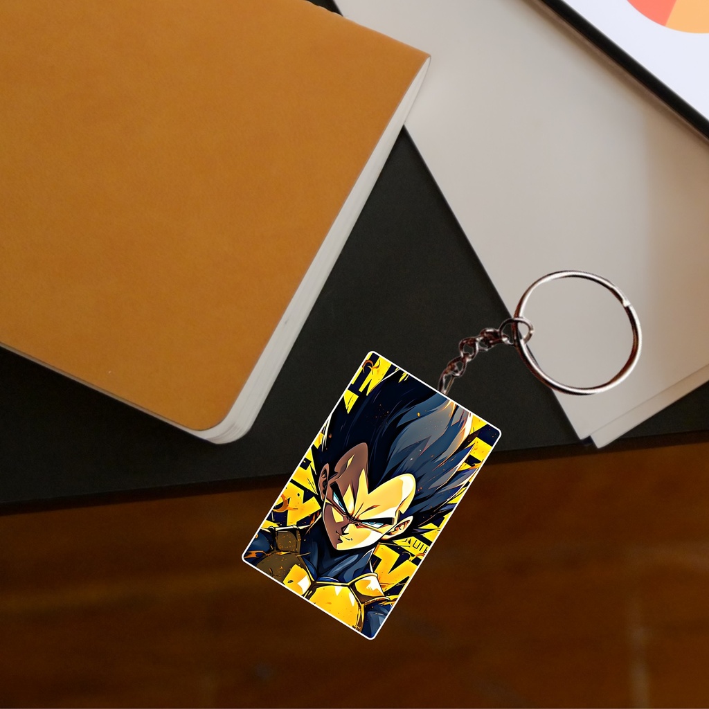Vegeta Printed Keychain (Pack of 4) KC-030