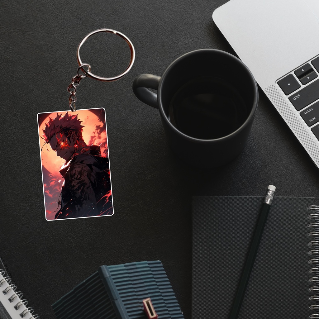 Yuji Sukuna Printed Keychain (Pack of 4) KC-031