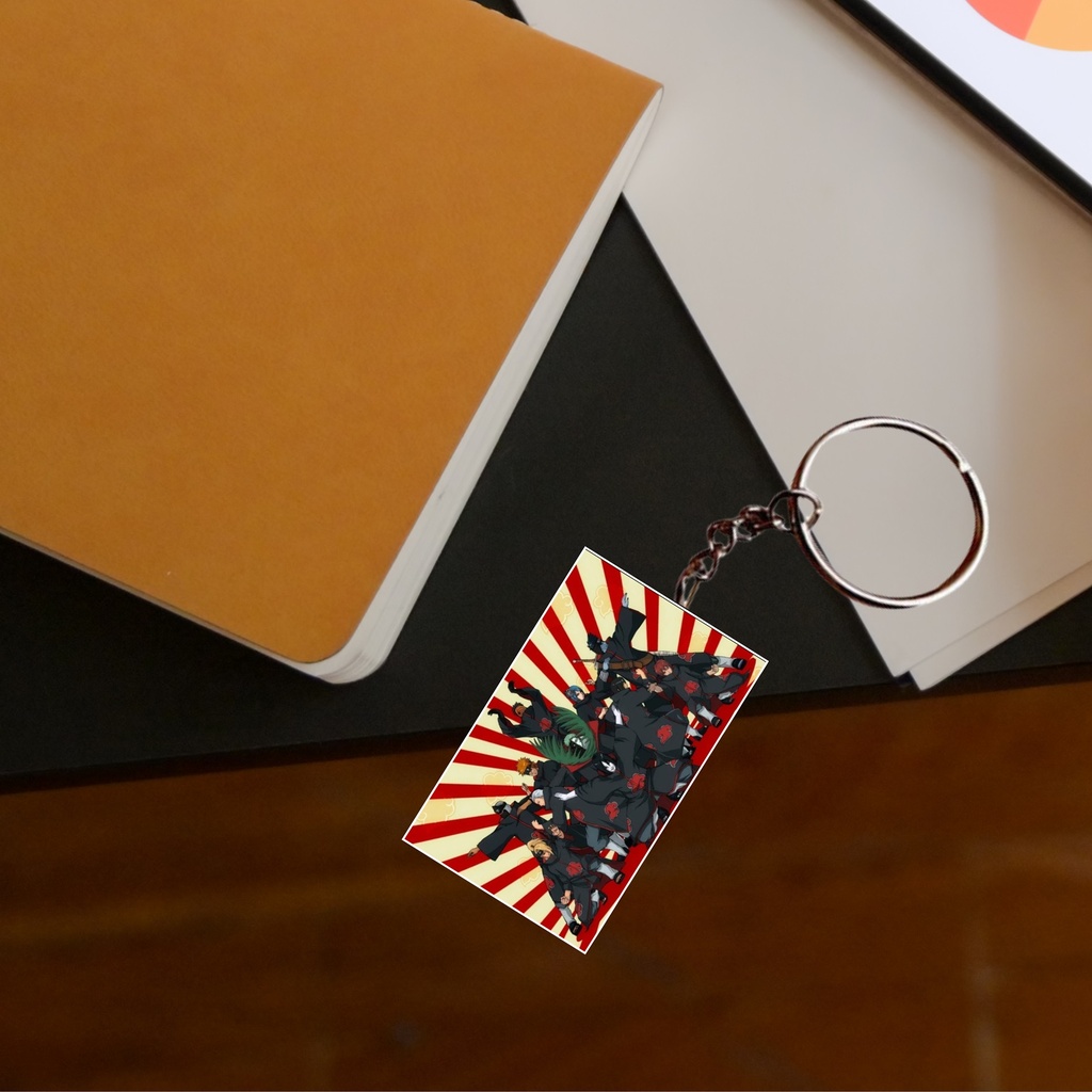 Akatsuki Printed Keychain (Pack of 4) KC-034
