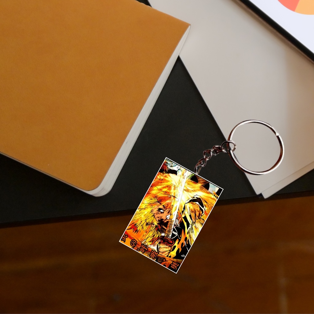 Demon Slayer Tanjiro & Nezuka Printed Keychain (Pack of 4) KC-062