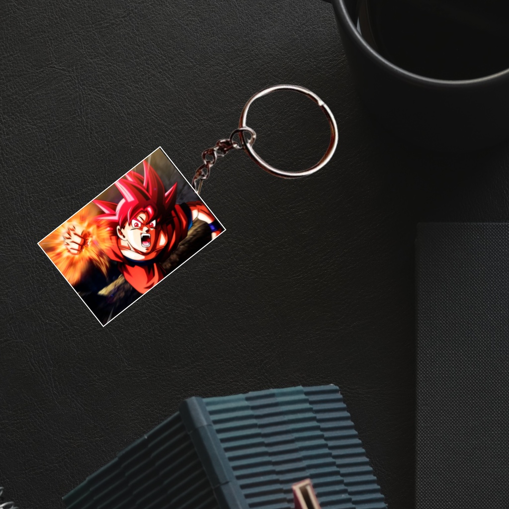 Dragon Ballz Goku Printed Keychain (Pack of 4) KC-068