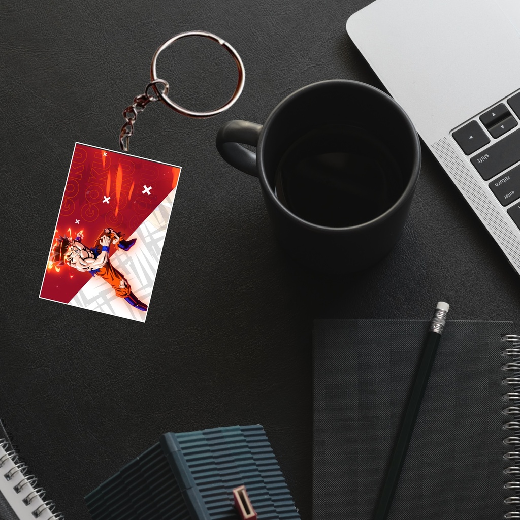 Dragon Ballz Goku Printed Keychain (Pack of 4) KC-070