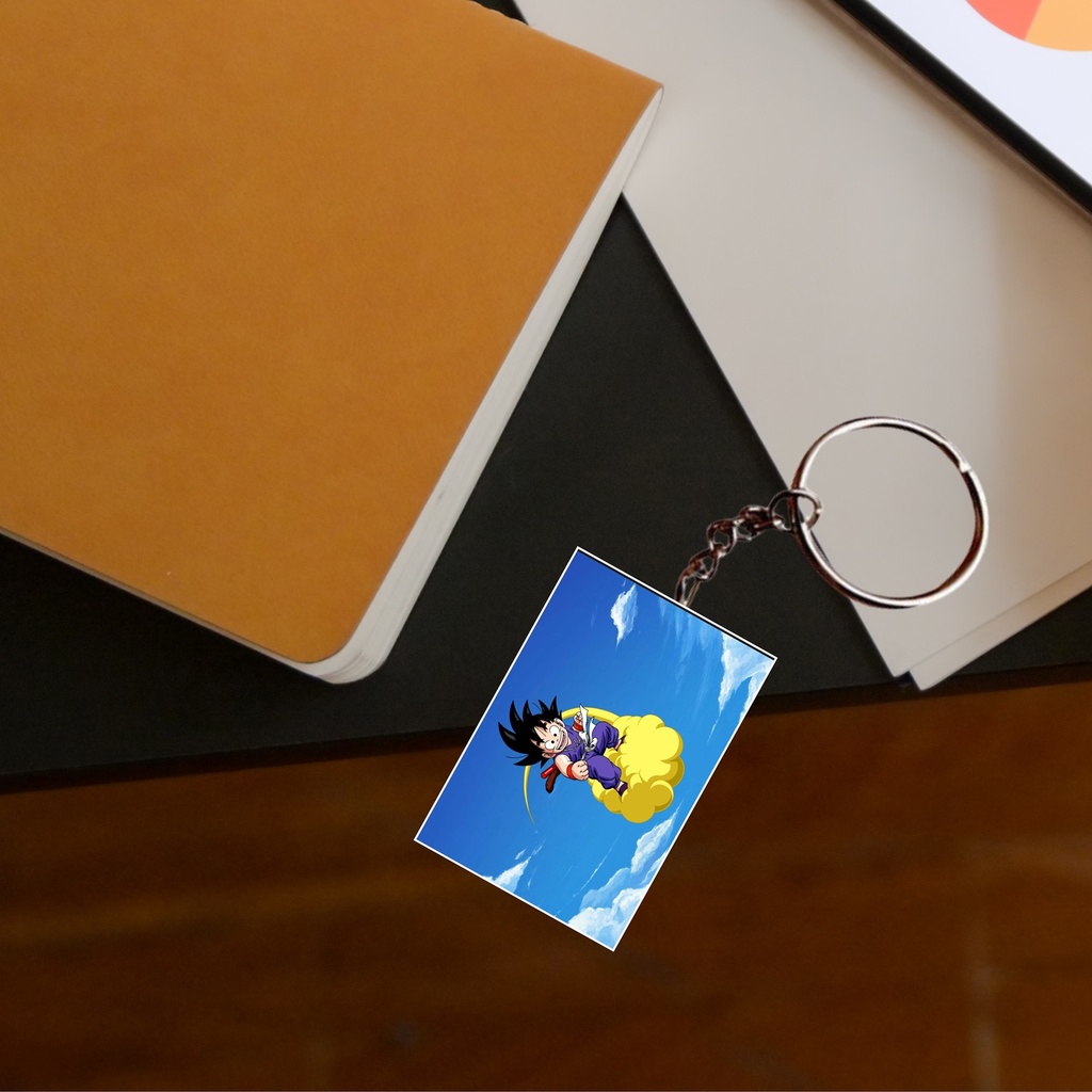 Dragon Ballz Son Goku Printed Keychain (Pack of 4) KC-073