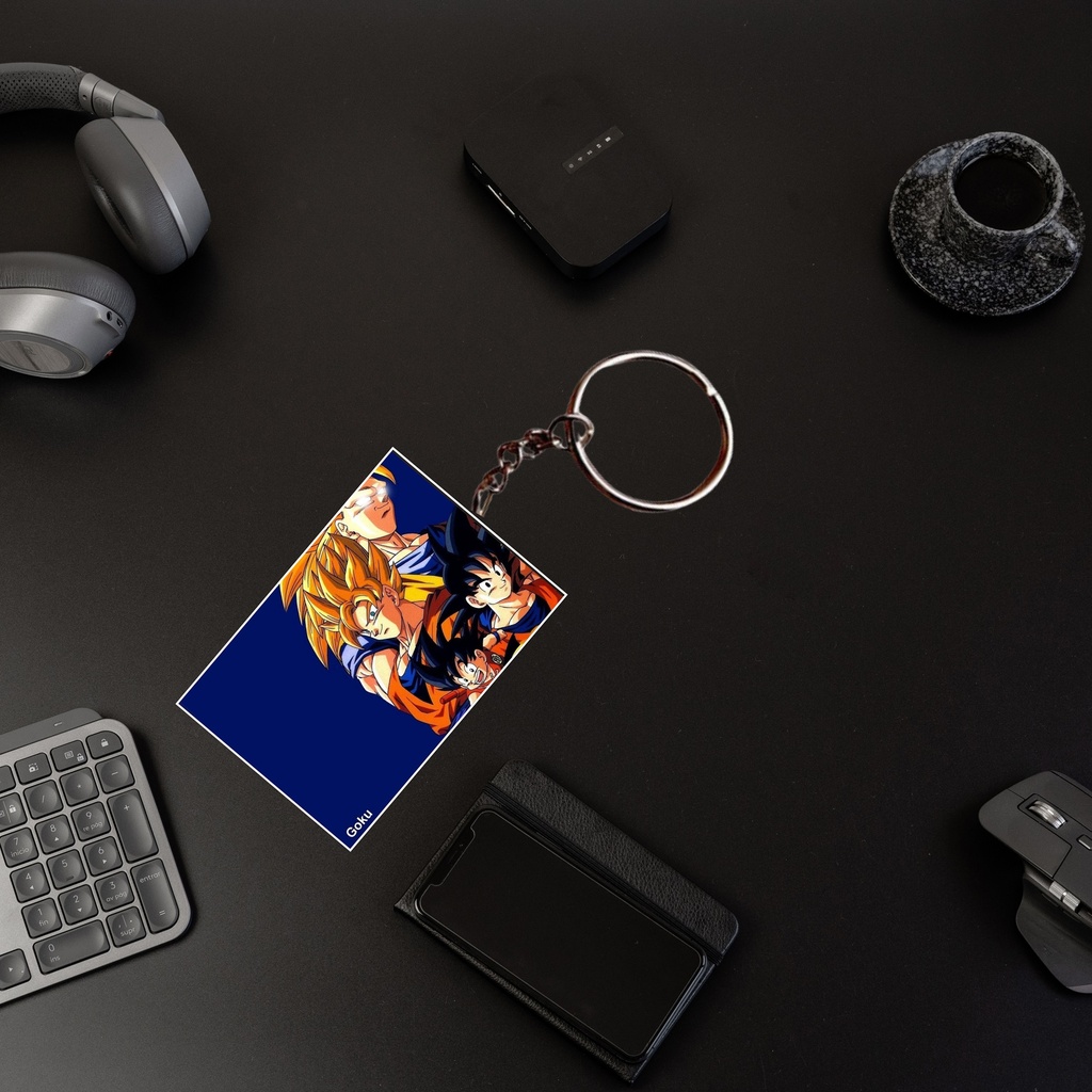 Dragon Ballz Goku Printed Keychain (Pack of 4) KC-076