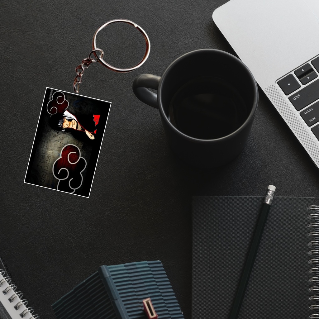 Itachi Uchiha Printed Keychain (Pack of 4) KC-080