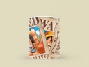 Luffy Printed Coffee Mug, White Ceramic 340Ml for Gifting and Present (MG-077)