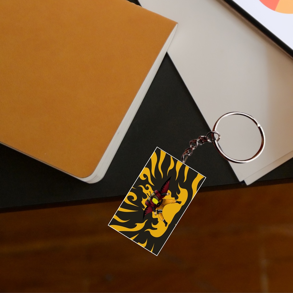 Vegeta Itachi & Uzumaki Anime Printed Keychain (Pack of 4) KC-097