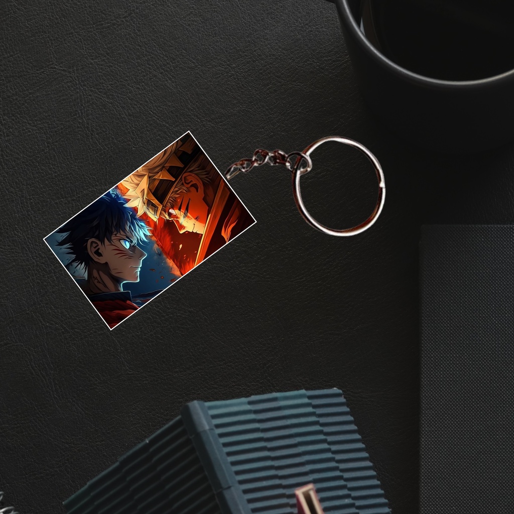 Luffy & Madara Anime Printed Keychain (Pack of 4) KC-100