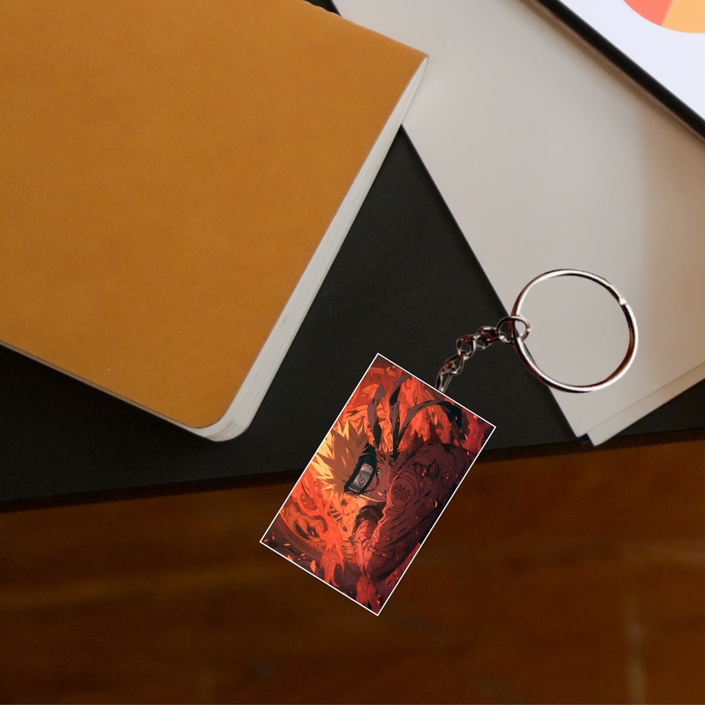 Naruto Anime Printed Keychain (Pack of 4) KC-104