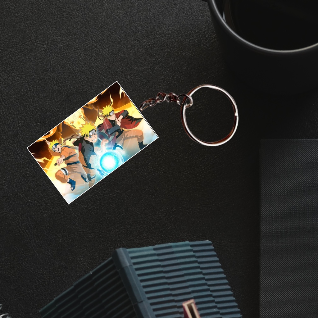 Baryon Anime Printed Keychain (Pack of 4) KC-110