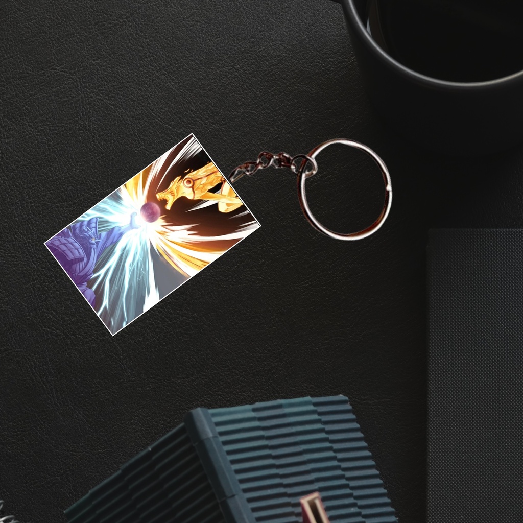 Baryon Anime Printed Keychain (Pack of 4) KC-112