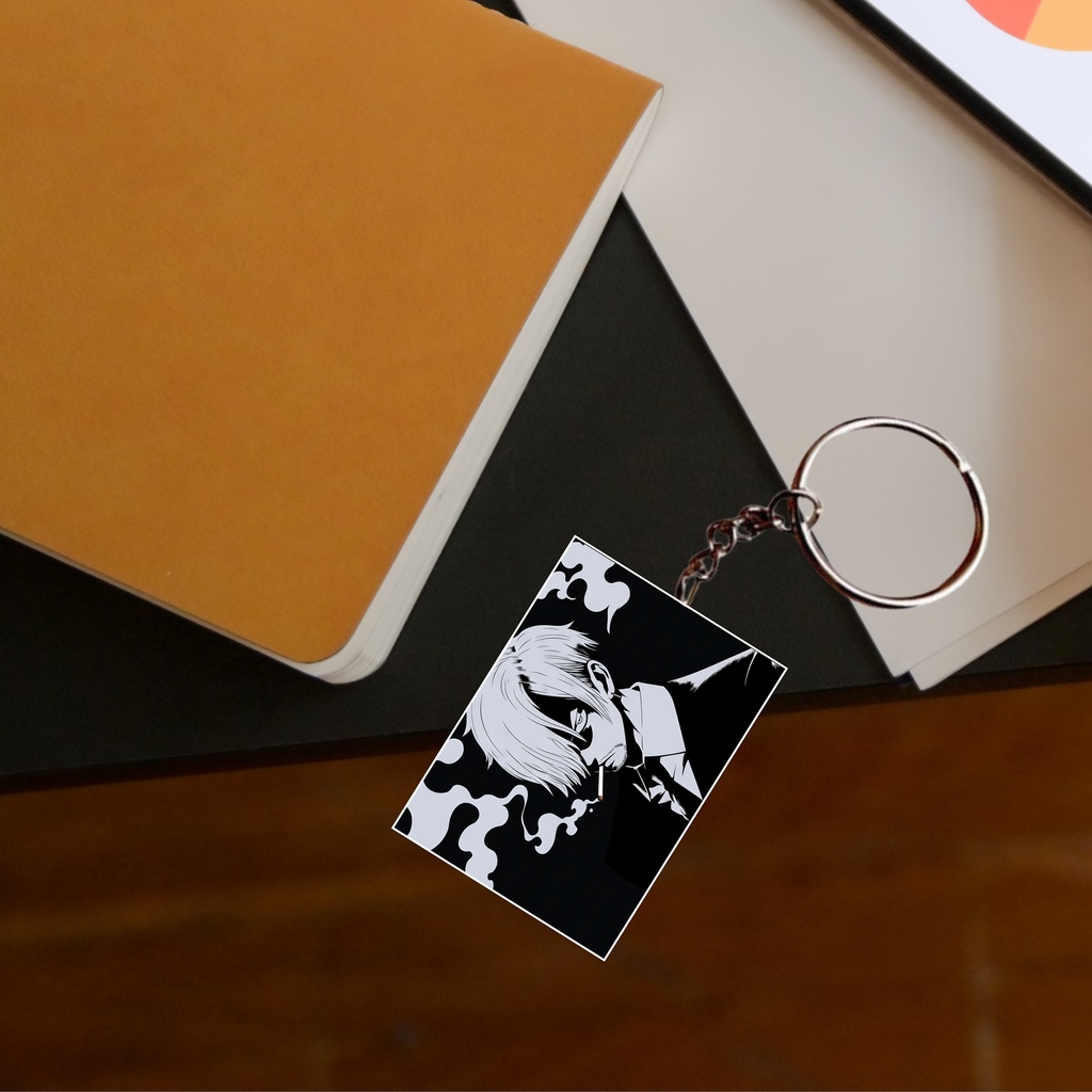 One Piece  Anime Printed Keychain (Pack of 4) KC-116