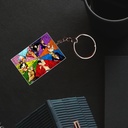 One Piece  Team Anime Printed Keychain (Pack of 4) KC-117